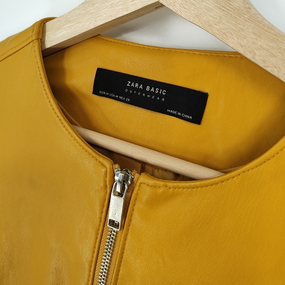 Zara | faux leather jacket - Picture 3 of 5